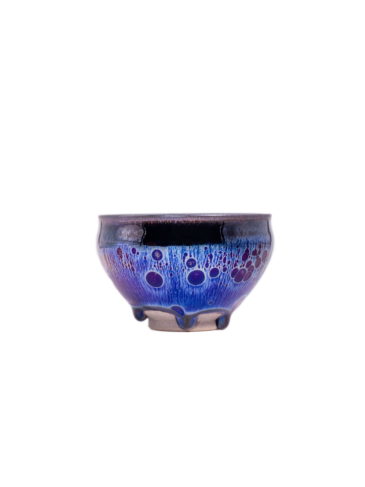 Blue Obsidian Tenmu Bowl - 9.2cm