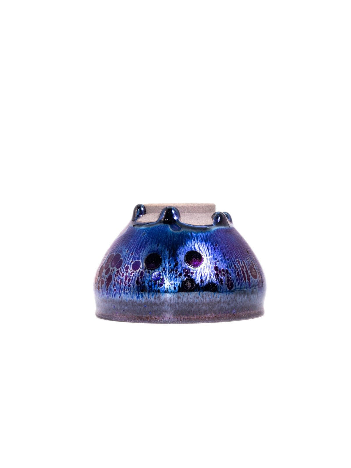 Blue Obsidian Tenmu Bowl - 9.2cm