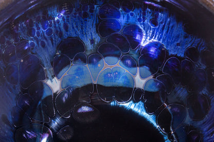 Blue Obsidian Tenmu Bowl - 9.2cm