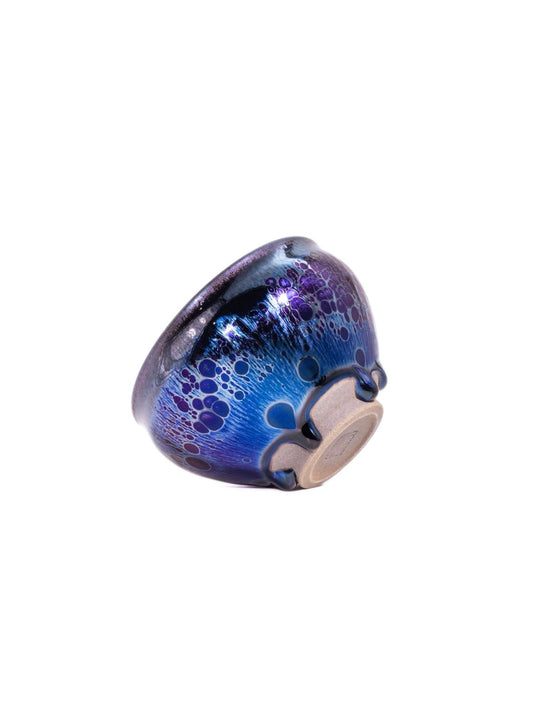 Blue Obsidian Tenmu Bowl - 9.2cm