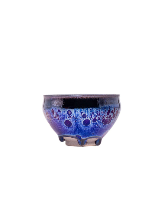 Blue Obsidian Tenmu Bowl - 9.2cm